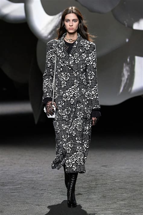 chanel dress winter|Chanel printed dresses.